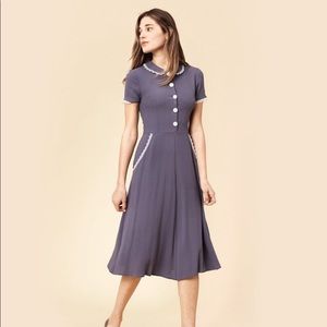 Christy Dawn Sebastian dress in Pebble